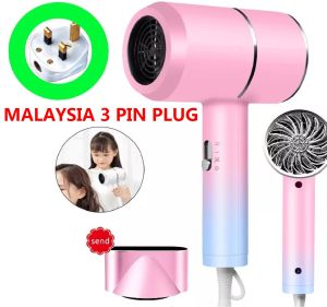 Dawaar Malaysia Plug Strong Wind Travel Hair Dryer Quick Dry Household Hot Cold Anion Hair Care 6G2