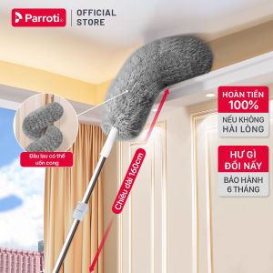 Chổi Phủi Bụi Trần Nhà Cây Phủi Bụi Đa Năng Cán Nhôm Tăng Giảm Độ Dài Parroti Sky - SK02