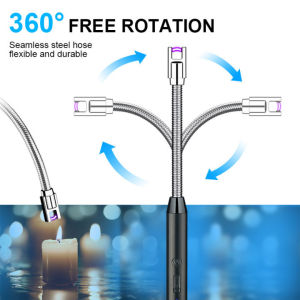 Cblue Rechargeable Electric Candle Lighter With Windproof Arc Flameless Design And Usb Charging
