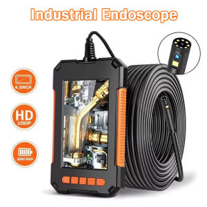 8mm HD 1080P Industrial Endoscope 4.3" IPS LCD Digital Inspection Camera Handheld Endoscope Camera for Car Sewer Control