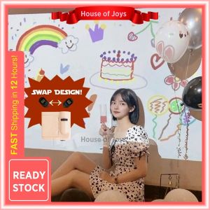 Happy Birthday Projector Lamp MINI portable size! Korean INS style ins