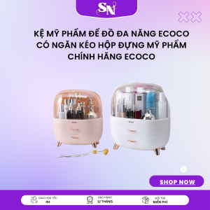 Tủ đựng Mỹ Phẩm Ecoco Giá Tốt Tủ mỹ phẩm tủ đựng đồ ECOCO 3 ngăn cao cấp Kệ Mỹ Phẩm Để Đồ Đa Năng ECOCO Có Ngăn Kéo Hộp Đựng Mỹ Phẩm Chính Hãng ECOCO