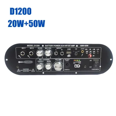 【ร้านค้ากรุงเทพ จัดส่ง 24 ชม】แอมขยายเสียง D2000 BT 5.0 AUX/USB/TF HIFI บอดบลูทูธ AudioHifi AC220V/DC12-24V กำลังขับ D1500 แอมป์จิ๋ว แอมป์จิ๋วบูทูส