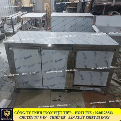 Tủ inox đựng đồ nhà bếp (liên hệ đặt ngoài)