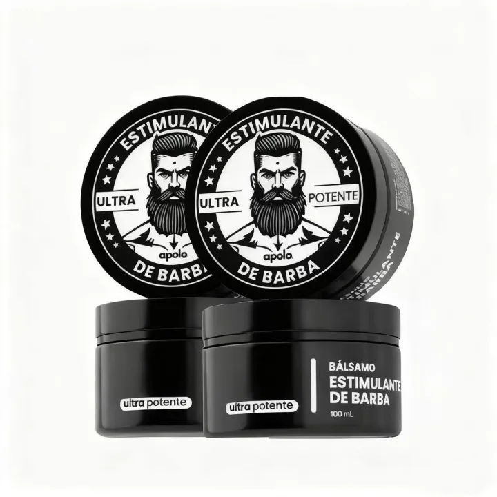 Men's Ultra Potente Minoxidil Beard Cream by Apolo. 2X Strength ...