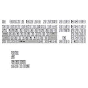 132Key Backlit Keycaps MDA Profile Translucents Keycap for Mechanical Keyboards
