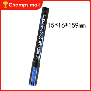 Metallic Color Markers Dspiae Mka Marker Water-Based Soft Tip Markers For Painting Arts And Crafts