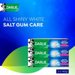 (Value Bundle of 6) Darlie All Shiny White Salt Gum Care Toothpaste 6x140g