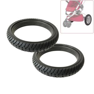 Buggy Rear Tire For Quinny Buzz Xtra ( Not Moodd ! !!) Back Wheel With Tread PU Tubeless DIY Compatible Baby Stroller Accessories