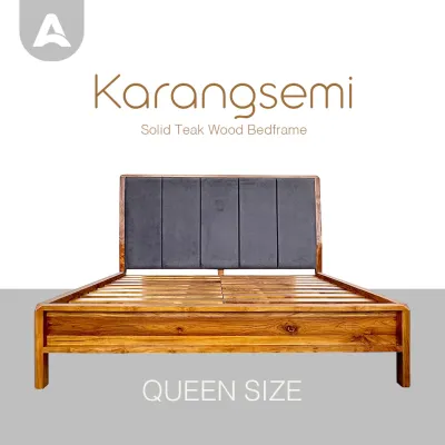 Arturo - Karangsemi Solid Teak Wood Bedframe (KS/QS)