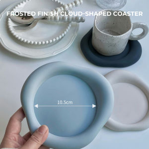 [SG] Ins Silicone Coaster Irregular Clouds Coffee Cup Mat Nordic Heat-Resistant Anti Slip Placemat
