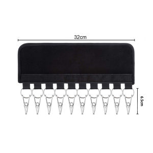 Hat Rack for Baseball Caps with 10 Stainless Clips Hat Organizer for All Hangers