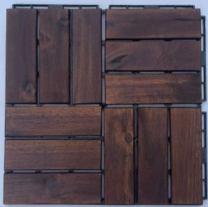 Sàn gỗ lót nền ban công 30x30x2cm phòng khách lót sàn nhà tắm sân vườn chống nóng chống trơn.