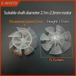 YINGRAN3 ใบพัดลมพลาสติก7ใบขนาดเส้นผ่าศูนย์กลางภายนอก35มม. 42มม. 50มม. 65มม.