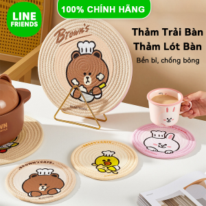 Miếng Lót Nồi Line Friends Cách Nhiệt Chống Bỏng Cotton Polyester LFB411
