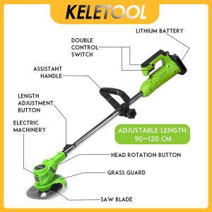 588VF Cordless Lawn Mower Electric Grass Cutter Rechargeable Home Mowing Lawn mesin potong rumput Lawn Mower grass cutter machine gardening tools and equipment grass cutter trimmer tali tahan lasak 割草机 mata tahan lasak