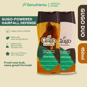 Zenutrients Gugo Duo Set 150mL (Anti Hairfall Shampoo and Conditioner) (Haircare Cleansing Cleanser)