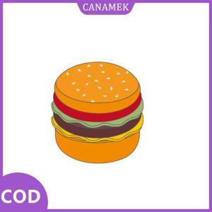 CANAMEK✨ 1 Bộ 1 6 Dollhouse Hamburger Bộ đồ ăn bữa ăn hộp mini thực phẩm chơi Tấm mô hình thu nhỏ trang trí nhà bếp Phụ kiện tự làm