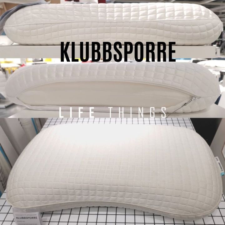 IKEA KLUBBSPORRE ROSENSKARM ROSENSKARM Ergonomic Ergonomic pillow Bantal ergonomik Lazada