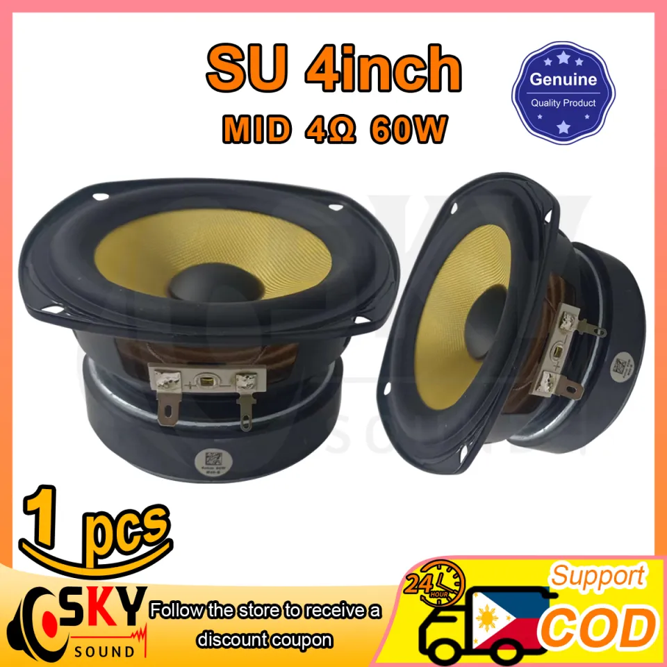 SKYSOUND SU inch Midrange Speaker 4ohm 60W Car Speaker Full Range Speaker  inch Car Audio