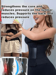 Body Belt Waist Protector Soft and Comfortable Shapewear Belt Slim Tummy Back Pain Fat Burning Women