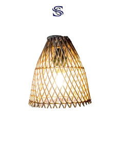 lampu rotan gantung cafe resto villa hotel lampu bambu lampu tidur lampu minimalis