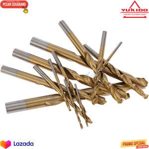 MATA BOR HSS TITANIUM COATED KAYU LOGAM BESI ALUMUNIUM 1 - 13 MM