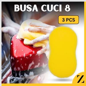 Busa Cuci Motor Mobil Sponge Jumbo Lebar Spons Foam Wash Kendaraan Tebal