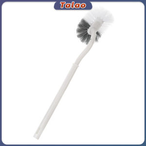 Talao Long-Handled Toilet Brush Curved Head Soft Bristles Quick Drying Bathroom Corner Cleaning Tool
