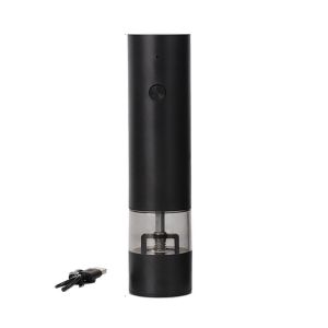 MICANGP Adjustable Electric Spices Grinder Large Capacity Ceramic Core Kitchen Grinding Tool Modern One Hand Operation Grinding Bottle Salt