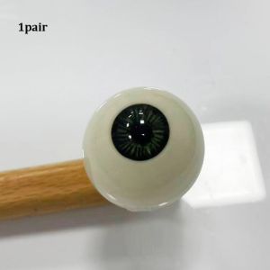 YUDESHUI 1pair với mắt đo 3 chiều Mắt giả acrylic 20mm 10 Kiểu Dáng Đồ thủ công làm búp bê tự làm Chất lượng cao Mắt giả mô phỏng búp bê silicon Dành cho búp bê BJD