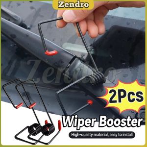 ZEO 2Pcs/set Car Wiper Booster Car Windshield Wiper Arm Enhanced Spring Clip Enhance Wiper Performance