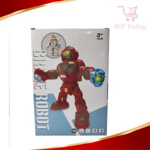 Brave Robot – Interactive Walking Toy with Lights & Sound