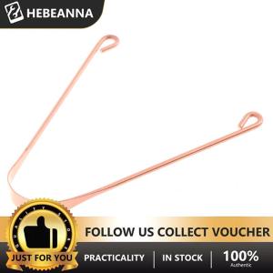 hebeanna Tongue Scraper Cleaner Metal Cleaning Scraper for Men/Women Tongue Toothbrush