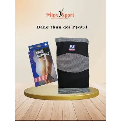 Bó gối thể thao PJ hộp 1 chiếc - Băng dạng xỏ bảo vệ đầu gối co dãn 4 chiều - Mã PJ 951 - Minx Sport