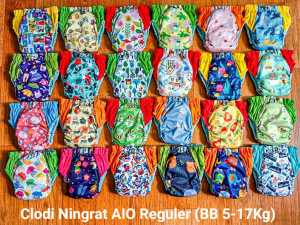Ningrat Clodi Popok Kain Cuci Ulang Paket Hemat Beli 3 PCS
