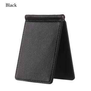 PRETTY MJ PU Leather Credit Card Short Skin Purses Bifold Money Clip ID Card Holder Men Wallet