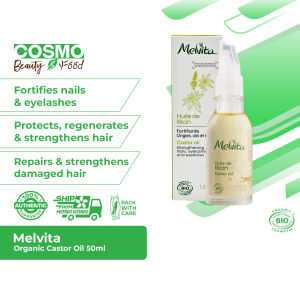 Melvita  Organic Castor Oil 50ml [For Hair Nails Eyelashes]