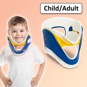 4 Gears Adjustable Neck Brace Medical Cervical Collar Breathable Neck Support Neck Pain Relief for Children Adult