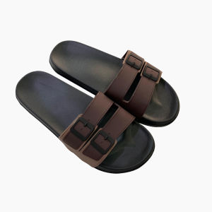 Sandal Selop Pria Men Slides HUSH Puppies Garansi Nyaman dipakai dan Anti Putus - Brown