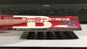 ELLAVIT - B VITAMIN B-COMPLEX (B1+B2+B12) 100 TABLETS