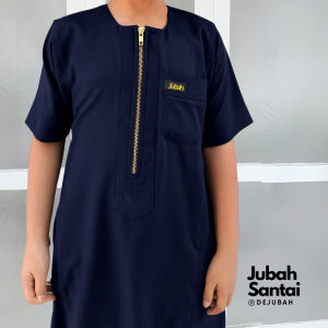 JUBAH ANAK SANTAI DEJUBAH LENGAN PENDEK KERAH OBLONG