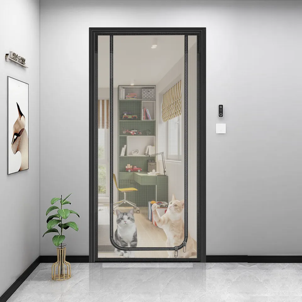 Heavy Duty Pet Screen Door Cat Screen Door Prevent Dogs Cats From