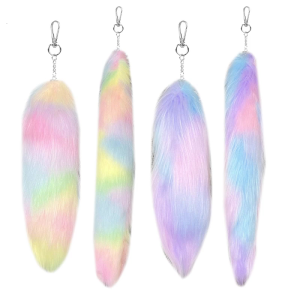 40cm/25cm thực tế Foxy đuôi Mặt dây chuyền mềm mại và thoải mái Keychain trang trí kiểu dáng cho trang trí túi hoặc nội thất xe hơi