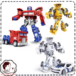 Childrens Transformable Robot Toys Inertial Truck Models Boy Figurines Action Figure Collection Model Toys