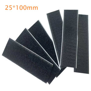10Pairs Strong Self Adhesive Fastener Nylon Hook Dots Stickers Adhesive Tape For Bed Sheet Sofa Mat Carpet Anti Slip Mat (60*60mm/25*100mm)
