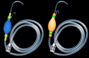 ปั๊มน้ำมือบีบ ที่ดูดน้ำ สำหรับตกปลา และ อื่นๆ ความยาวสาย 2 และ 3 เมตร มาพร้อมกรองสวะ (มีสินค้าพร้อมส่งในไทย)