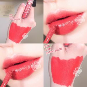 SON DOLLY DIAMOND VELVET SON KEM LÌ KHÔNG CHÌ CHẤT LƯỢNG CAO CHÍNH HÃNG - MÀU HỒNG ĐỎ NUDE