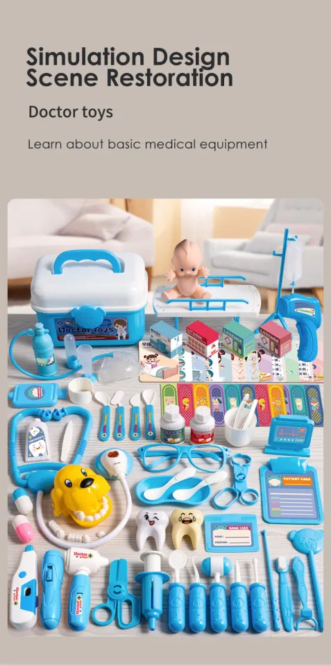 Plastic Simulation Dentist Play Set Medical Kit Pretend Toy for Kids  Hygienic Habbit Cultivation Role Play Game Kids Toy - AliExpress