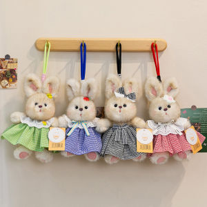 Dễ thương retro cặp vợ chồng thỏ búp bê sáng tạo thỏ nhỏ đồ chơi sang trọng thỏ tai dài hoài cổ đi kèm búp bê quà tặng